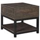 Ashley Johurst Rectangular End Table in Grayish Brown and Black, , large