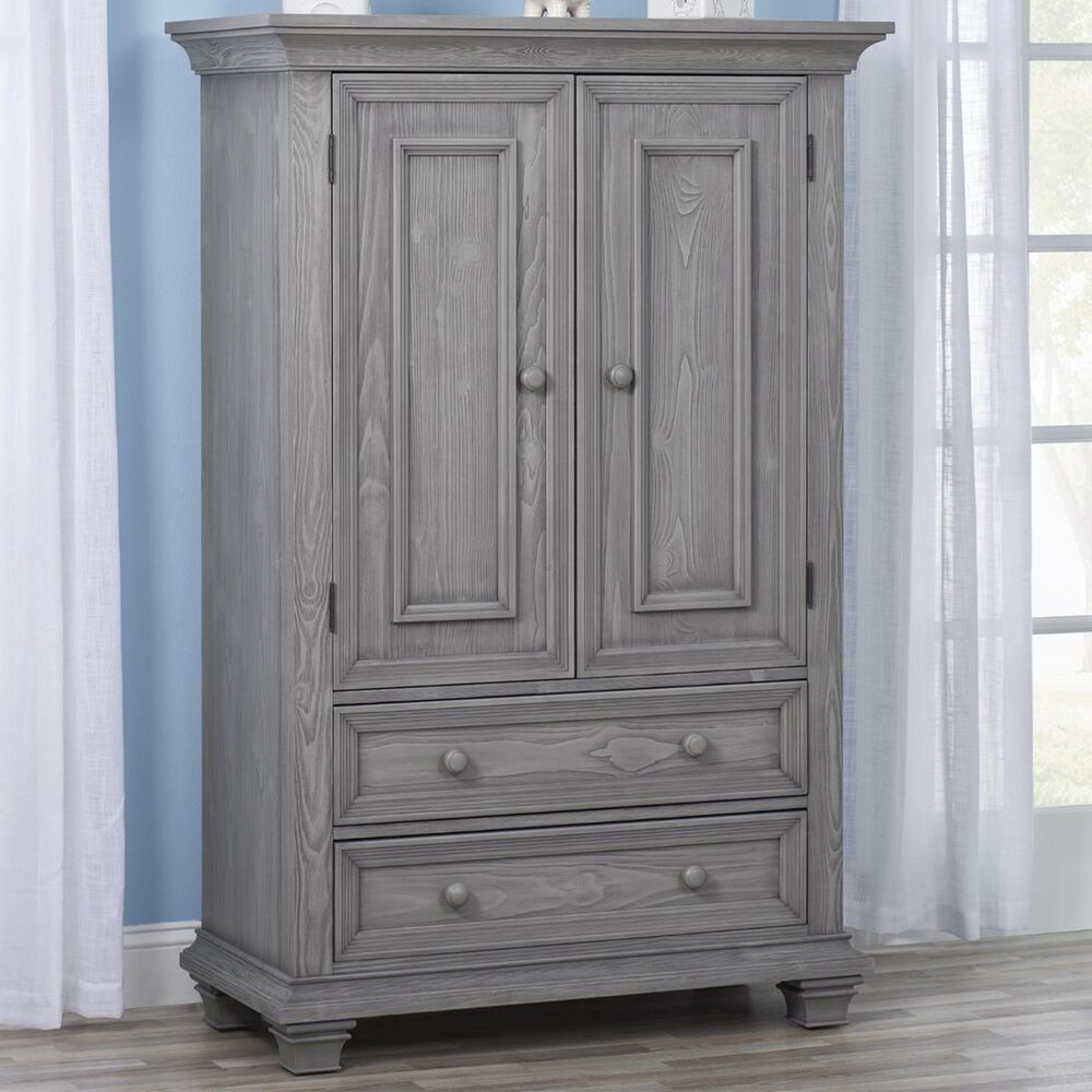 Oxford Baby Westport Armoire in Dusk Gray, , large