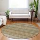Dalyn Rug Company Burano BU5 8" Round Copper Indoor/Outdoor Area Rug, , large