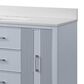 37B Fenwick 48" Single Bathroom Vanity in Soft Blue with Glossy White Composite Stone Top and Backsplash, , large