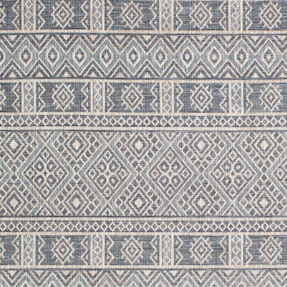 Central Oriental Melbourne Draya 5&#39; x 7&#39; Lagoon and Multicolor Area Rug, , large