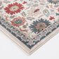 Central Oriental Rooted Champagne and Multicolor 5"3" x 7"7" Area Rug, , large
