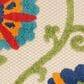 Nourison Aloha ALH19 2"3" x 12" Blue and Multicolor Indoor/Outdoor Runner, , large