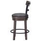 Ashley Caitbrook Swivel Counter Stool in Antiqued Gray and Black, , large