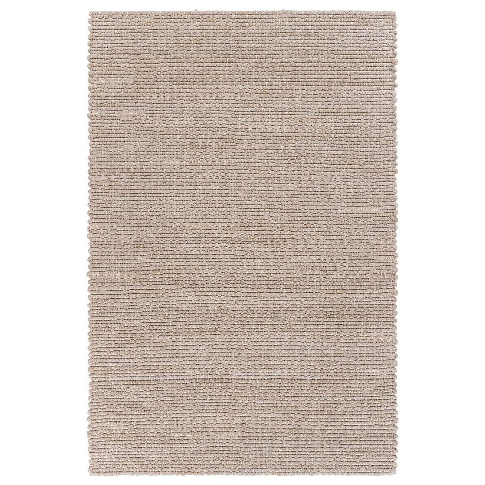 L&R Resources Bleached Naturals 5" x 7"9" Bleach and Ivory Area Rug, , large