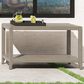 Homestyles Sustain Patio Sofa Table in Stain Brown - Table Only, , large