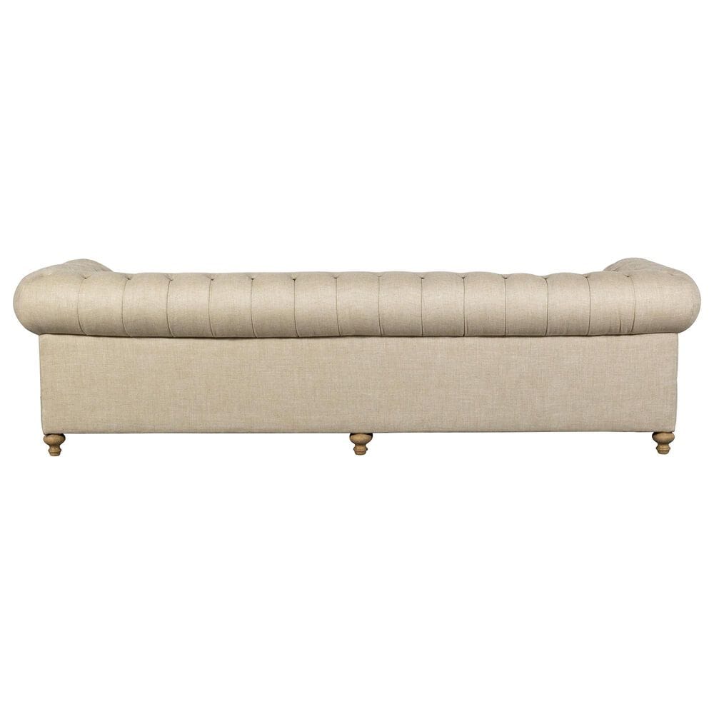 Vintage Furnishings Finn 118&quot; Sofa in Beige, , large