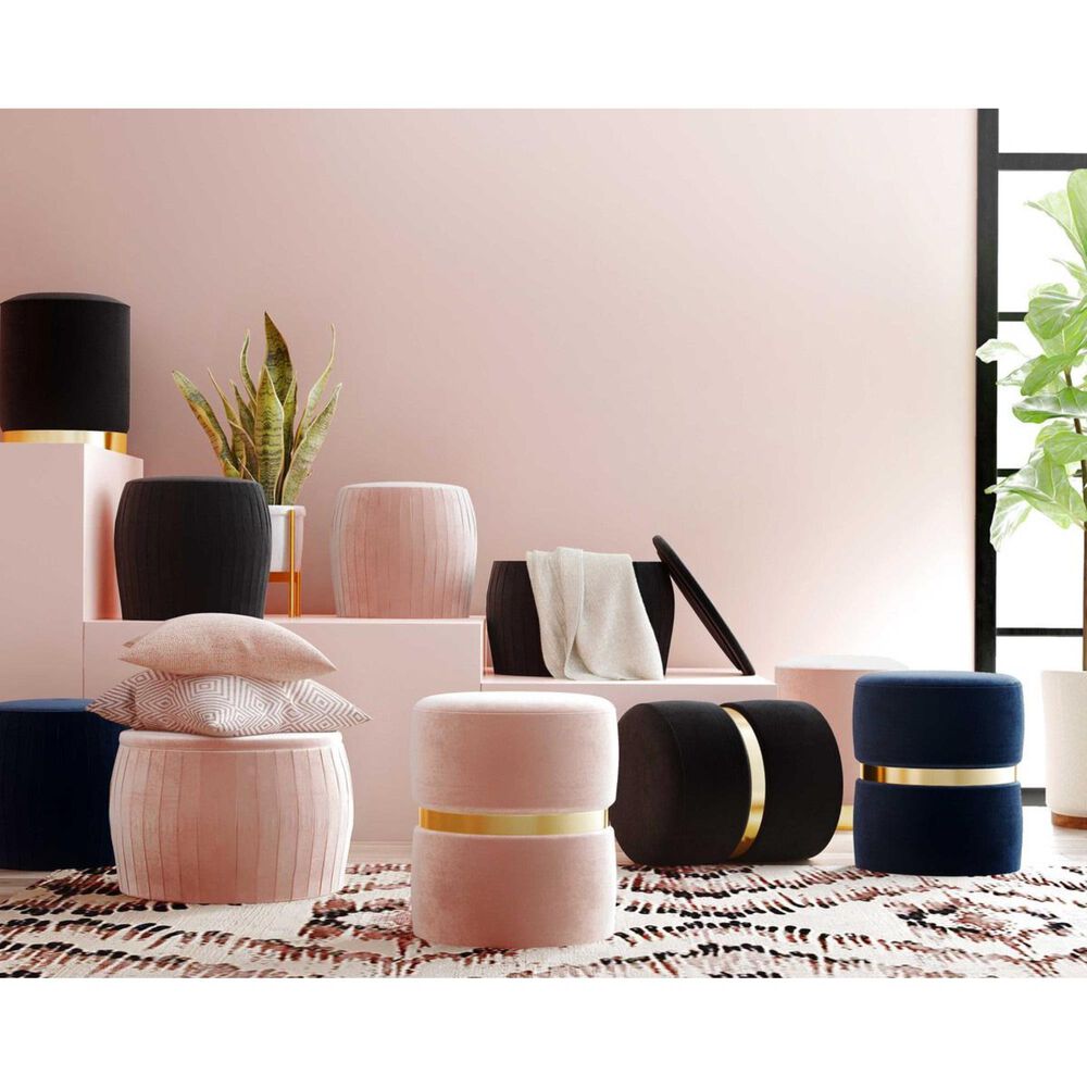 Tov Furniture Yamma Ottoman in Blush, , large