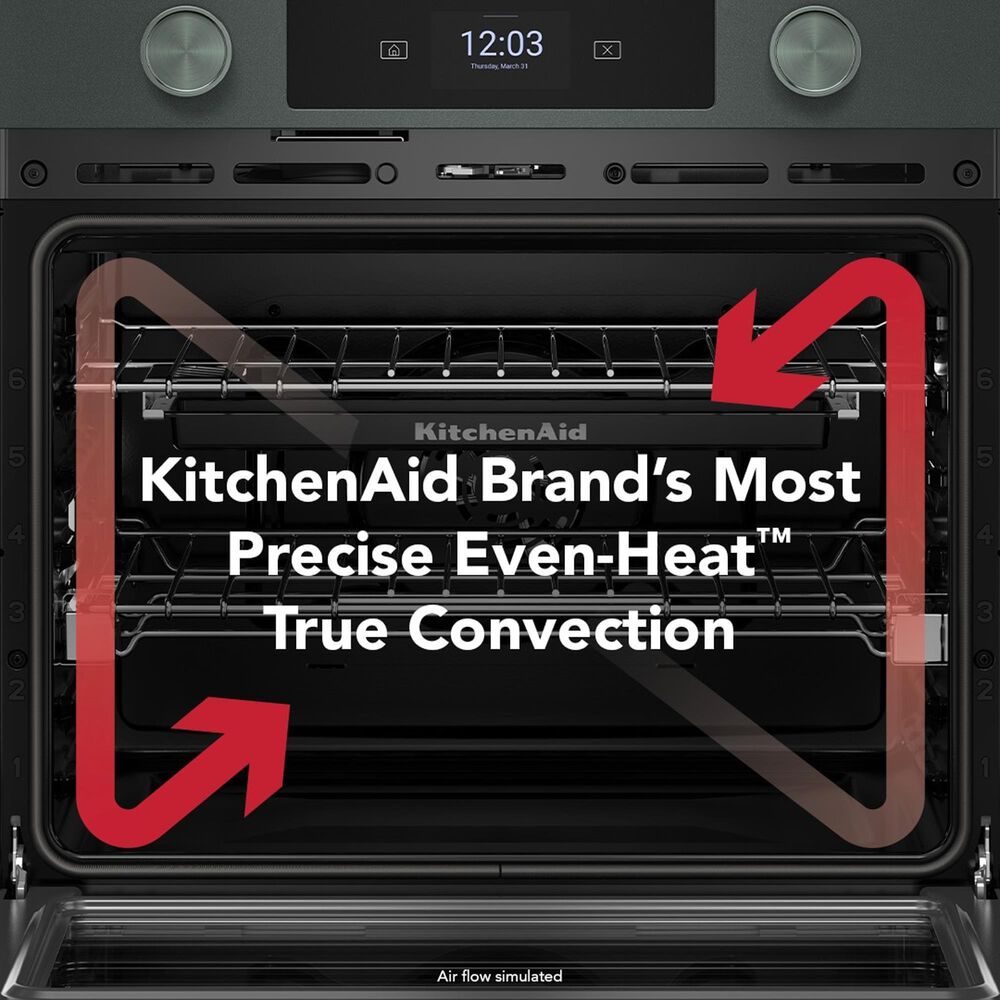KitchenAid 2-Piece Kitchen Package with Juniper 30" Smart Combination Wall Oven and Stainless Steel 36" Gas Cooktop, , large