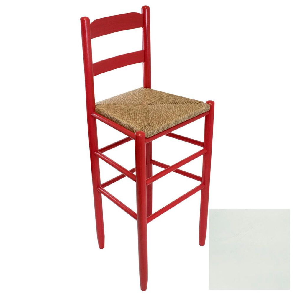 Lakeside Beach Mountain Ladderback Barstool in Coastal Gray, , large