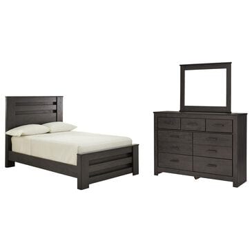 Ashley Brinxton 3-Piece Full Panel Bed Set in Dark Charcoal, , large