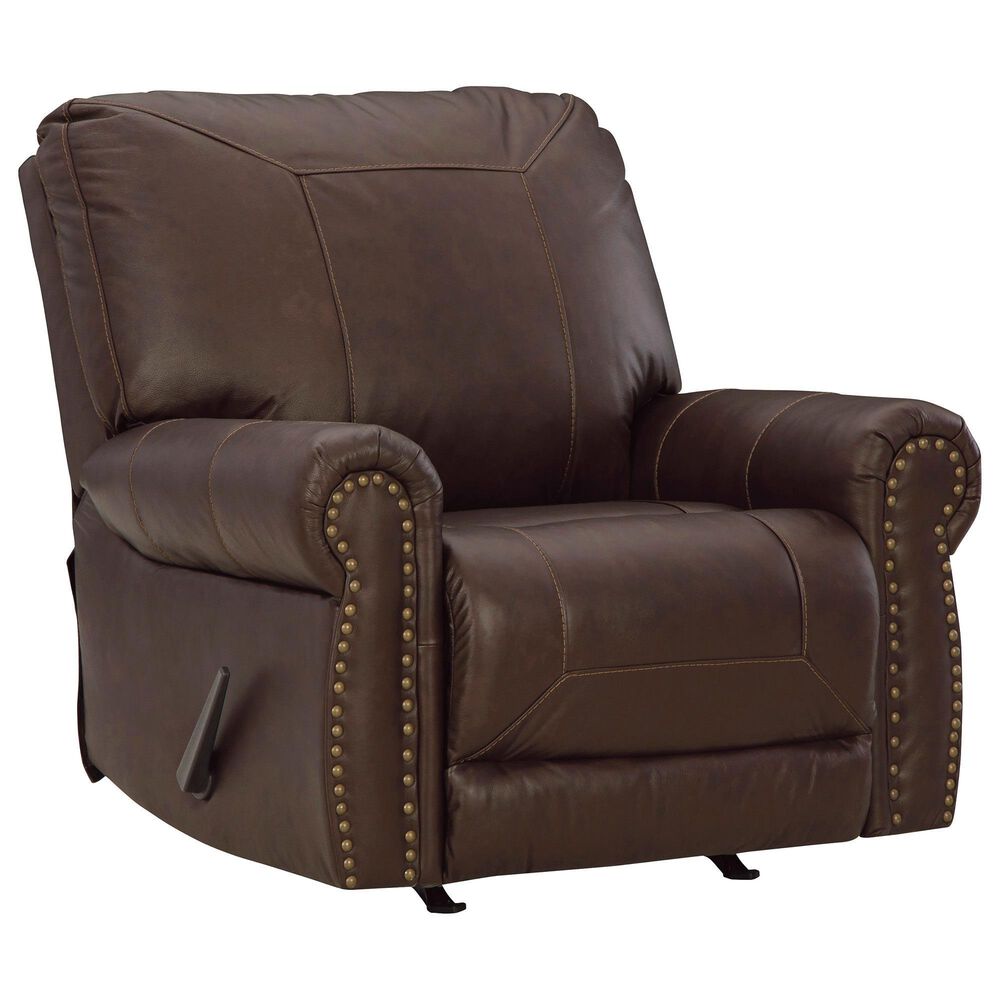Ashley Colleton Stationary Sofa and Rocker Recliner Set in Dark Brown, , large
