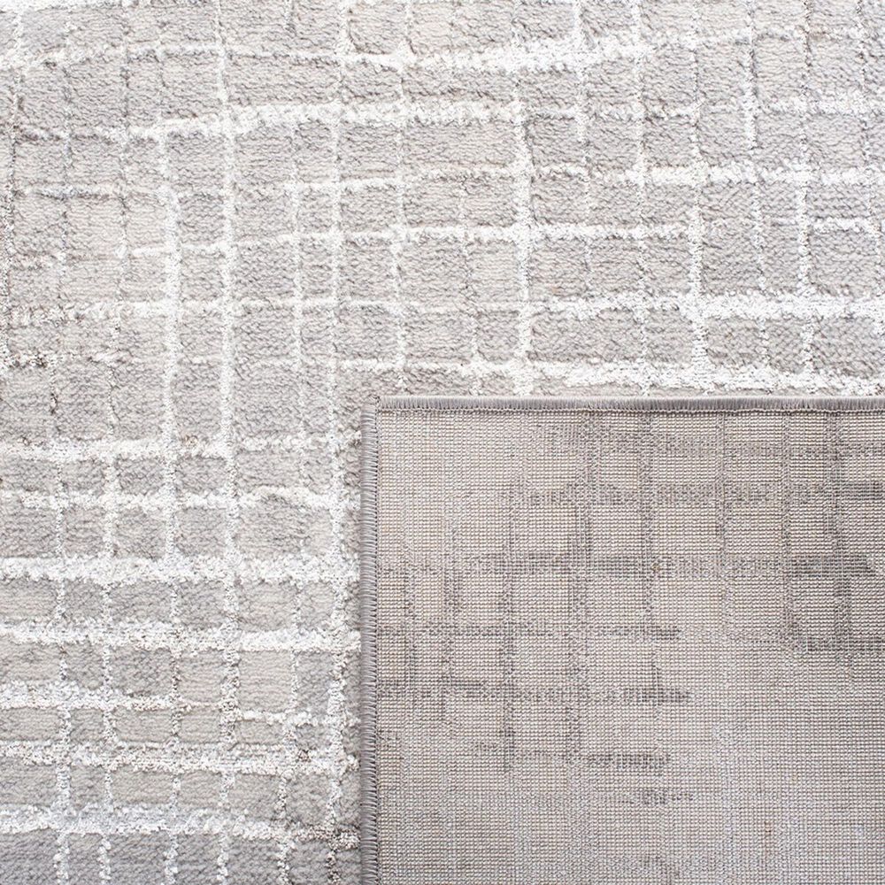 Safavieh Orchard Geometric 2&#39;2&quot; x 9&#39; Grey and Light Grey Runner, , large