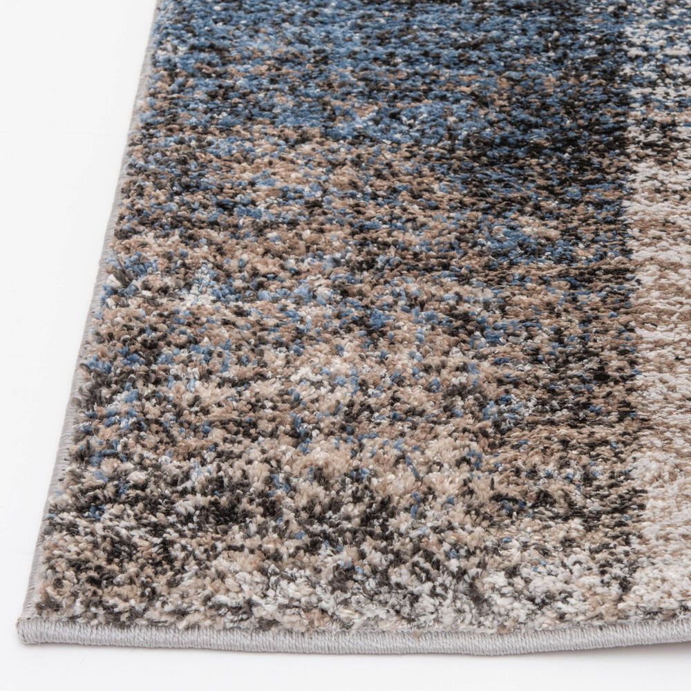 Central Oriental Structures Torrent Georgia Rain 5&#39; x 7&#39;6&quot; Multicolor and Dusk Area Rug, , large