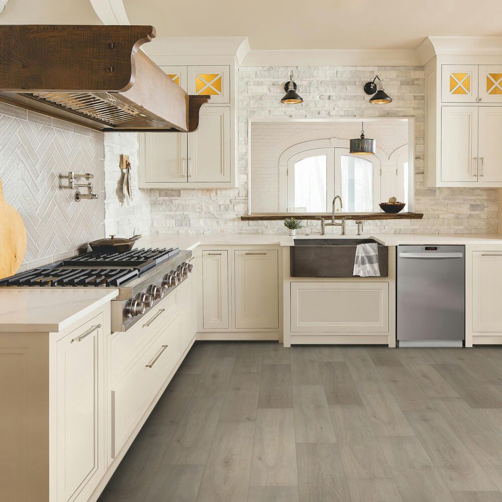 Karastan Farrington Crest Storm Cloud Hickory 8&quot; x 54&quot; Laminate, , large