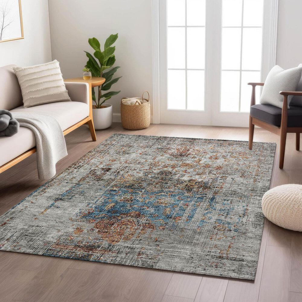 Dalyn Rug Company Karaj KJ2 10&#39; x 14&#39; Copper Indoor/Outdoor Area Rug, , large