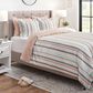5-Piece Queen Duvet Set in Pastel Stripe Pink, , large