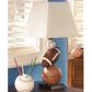 Signature Design by Ashley Nyx Table Lamp in Brown and Orange, , large