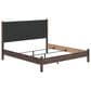 Ashley Pamytta King Upholstered Panel Bed in Rich Brown, , large
