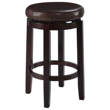 Linden Boulevard Maya Swivel Counter Stool in Brown, , large