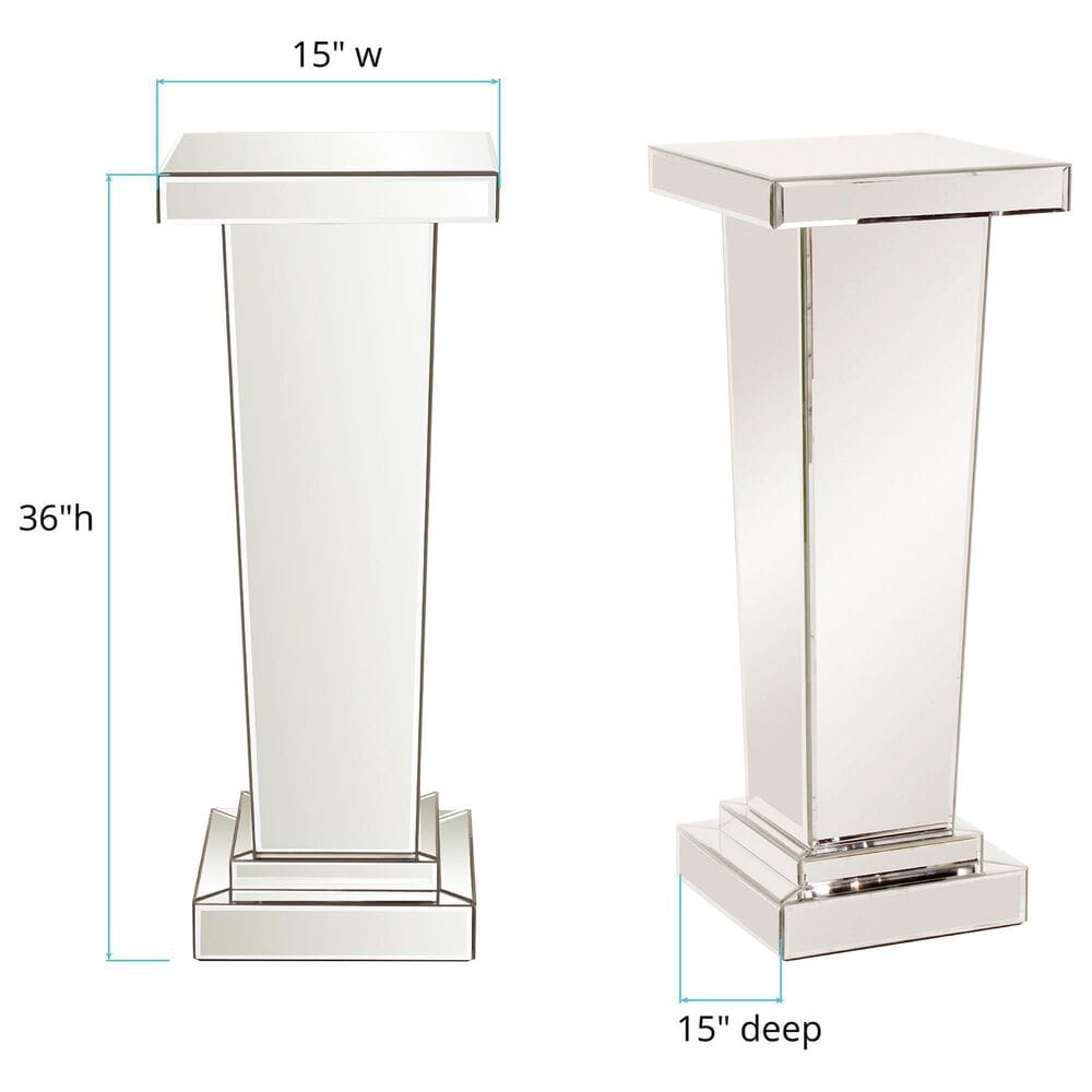 Howard Elliott Mirrored Pedestal, , large