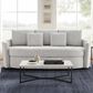 Lifestyle Solutions Beckett Stationary Storage Sofa in Ivory, , large