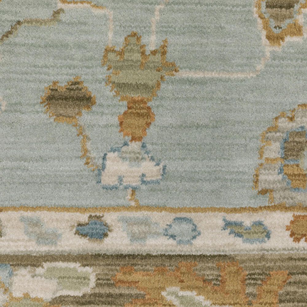 Oriental Weavers Maeve MAE06 Blue and Rust 7&#39;10&quot; x 10&#39;10&quot; Area Rug, , large