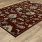 Oriental Weavers Capella Red and Multicolor 5"3" x 7"6" Area Rug, , large