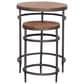 Linden Boulevard Turner 2-Piece Nesting Tables in Natural and Black, , large
