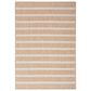Nourison Positano POS03 Beige and Ivory 9" x 12" Indoor/Outdoor Area Rug, , large