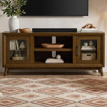 Mayberry Hill Santa Barbara 60" TV Console in Walnut, , large