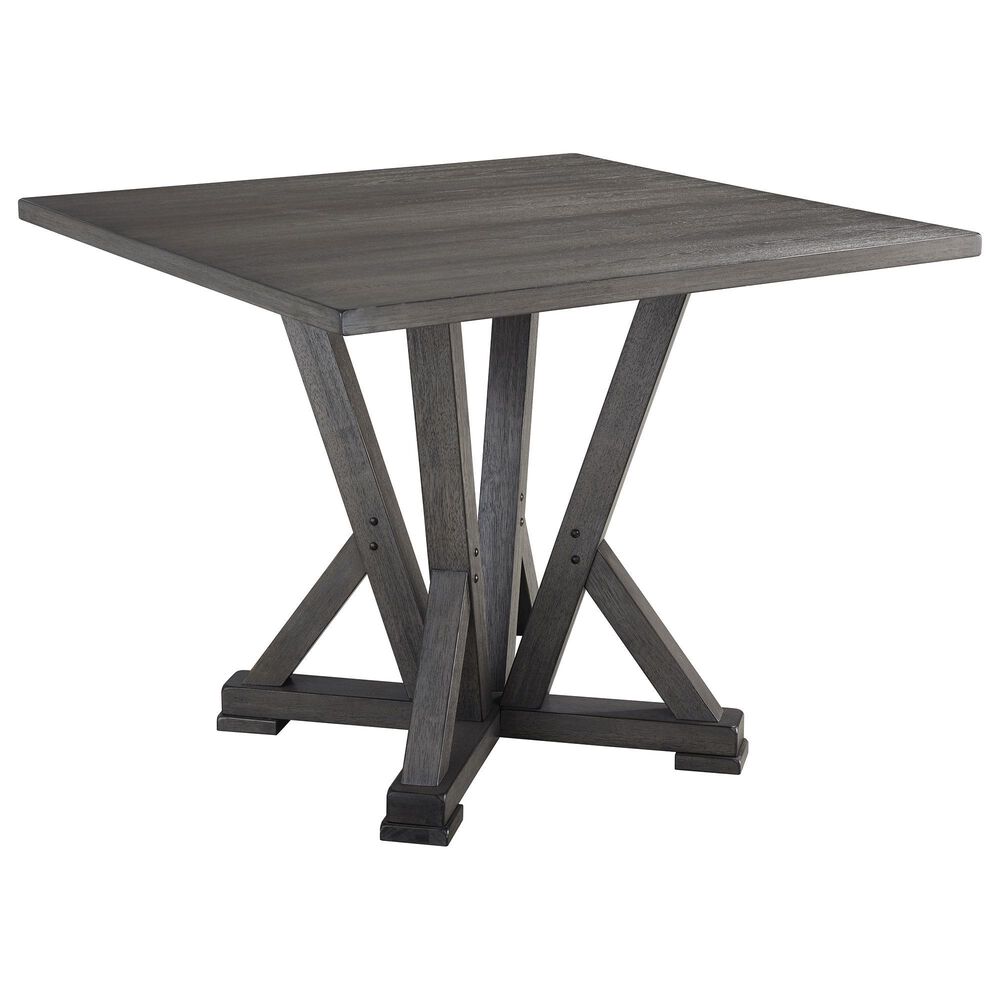Tiddal Home Fiji Square Counter Height Table in Harbor Gray - Table Only, , large