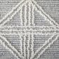 Feizy Rugs Corwin 3"6" x 5"6" Silver and Ivory Area Rug, , large
