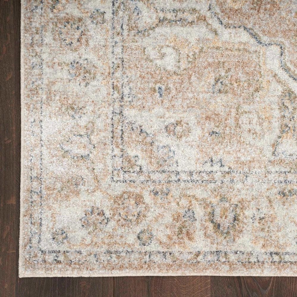 Nourison Astra Machine Washable 2&#39;2&quot; x 4&#39; Beige Area Rug, , large