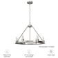 Hunter Saddlewood 6-Light Chandelier in Brushed Nickel, , large
