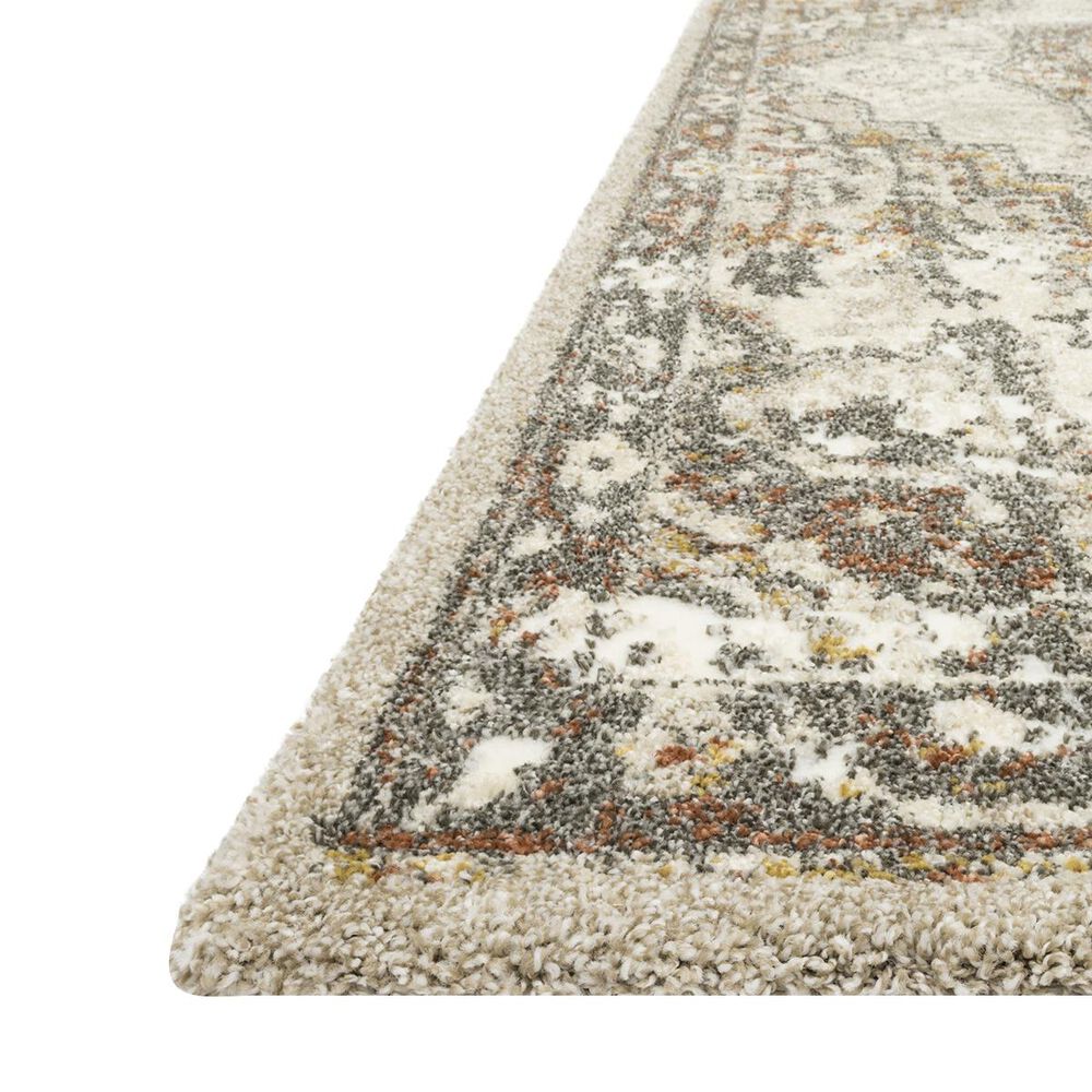 Loloi Landscape LAN-01 2&#39;2&quot; x 7&#39;7&quot; Sand and Graphite Runner, , large