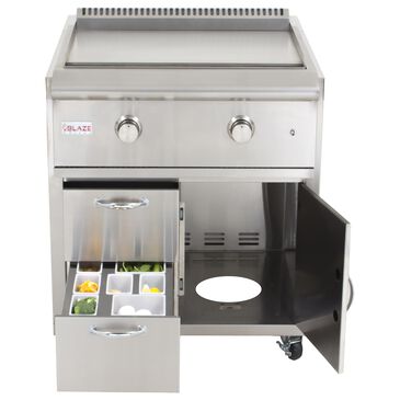 Blaze 30" Gas Griddle Cart in Stainless Steel, , large