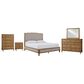 Ashley Sharlance 5-Piece California King Panel Bedroom Set in Light Brown, , large