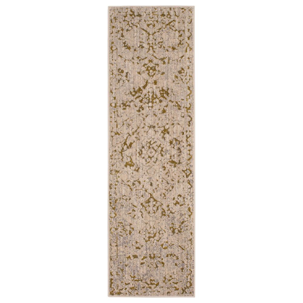 Karastan Axiom Chisel 92116-00527 2"4" x 7"10" Gold Runner, , large