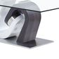 Modern Market Coffee Table in White and Grey, , large