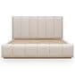 Urban Home Gardenia Queen Upholstered Bed in Chai, , large
