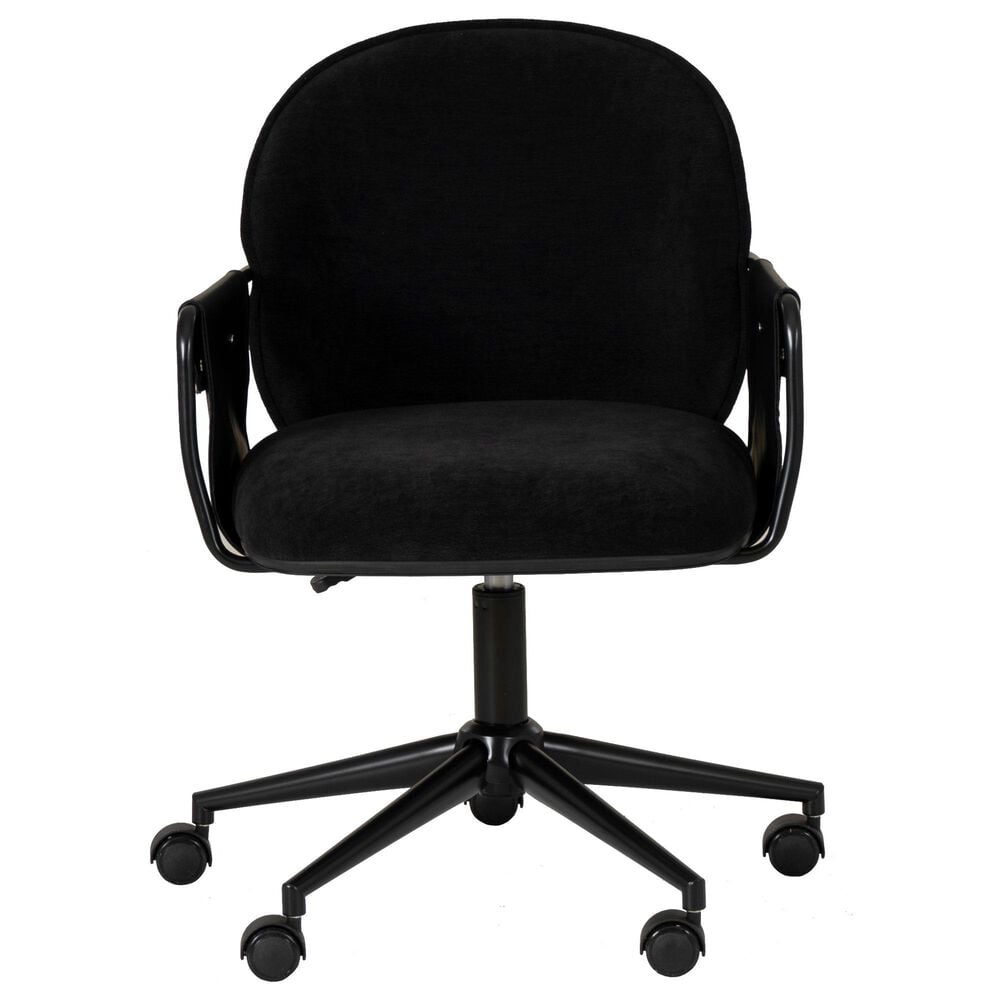 Linon Home Decor Karri Office Chair in Black, , large
