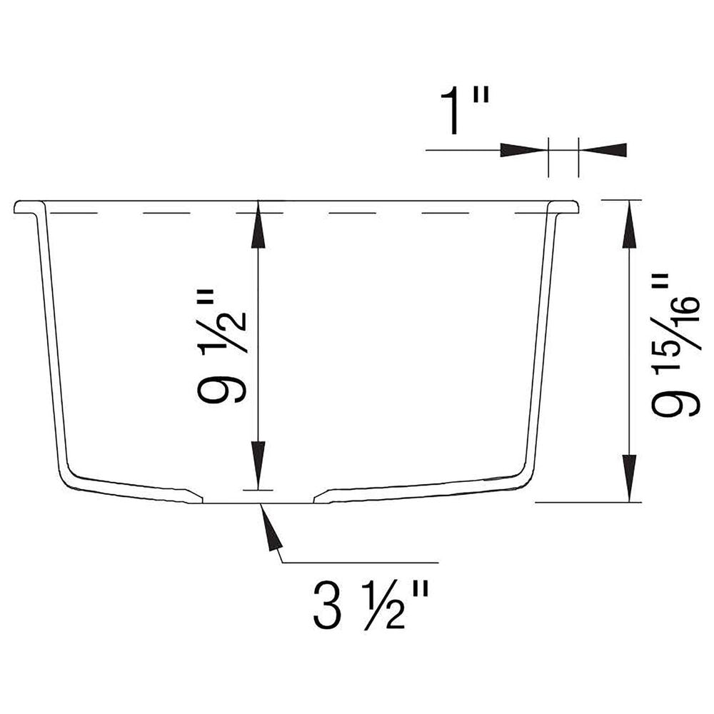 Blanco Diamond Super Single Bowl Kitchen Sink in Soft White, , large