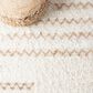Safavieh Natura NAT720A 2"3" x 8" Ivory and Brown Runner, , large