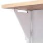 HOMLUX 56.5"" Kitchen Island with Drop Leaf in White and Natural, , large