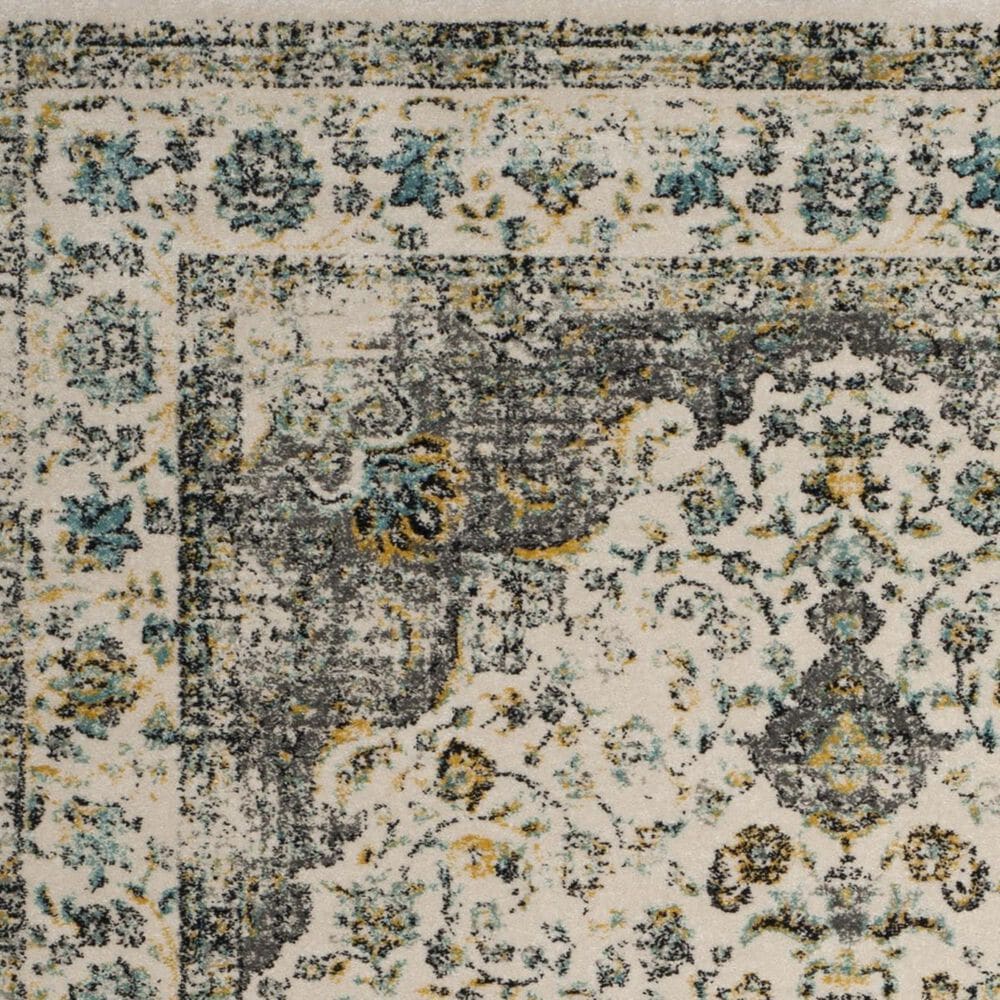 Safavieh Evoke EVK220B 2&#39;2&quot; x 9&#39; Grey and Gold Runner, , large