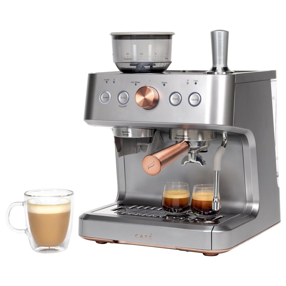 Cafe 2.8 L Bellissimo Espresso Machine in Stainless Steel, , large