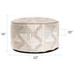 Howard Elliott Prisma Foot Pouf in Natural, , large