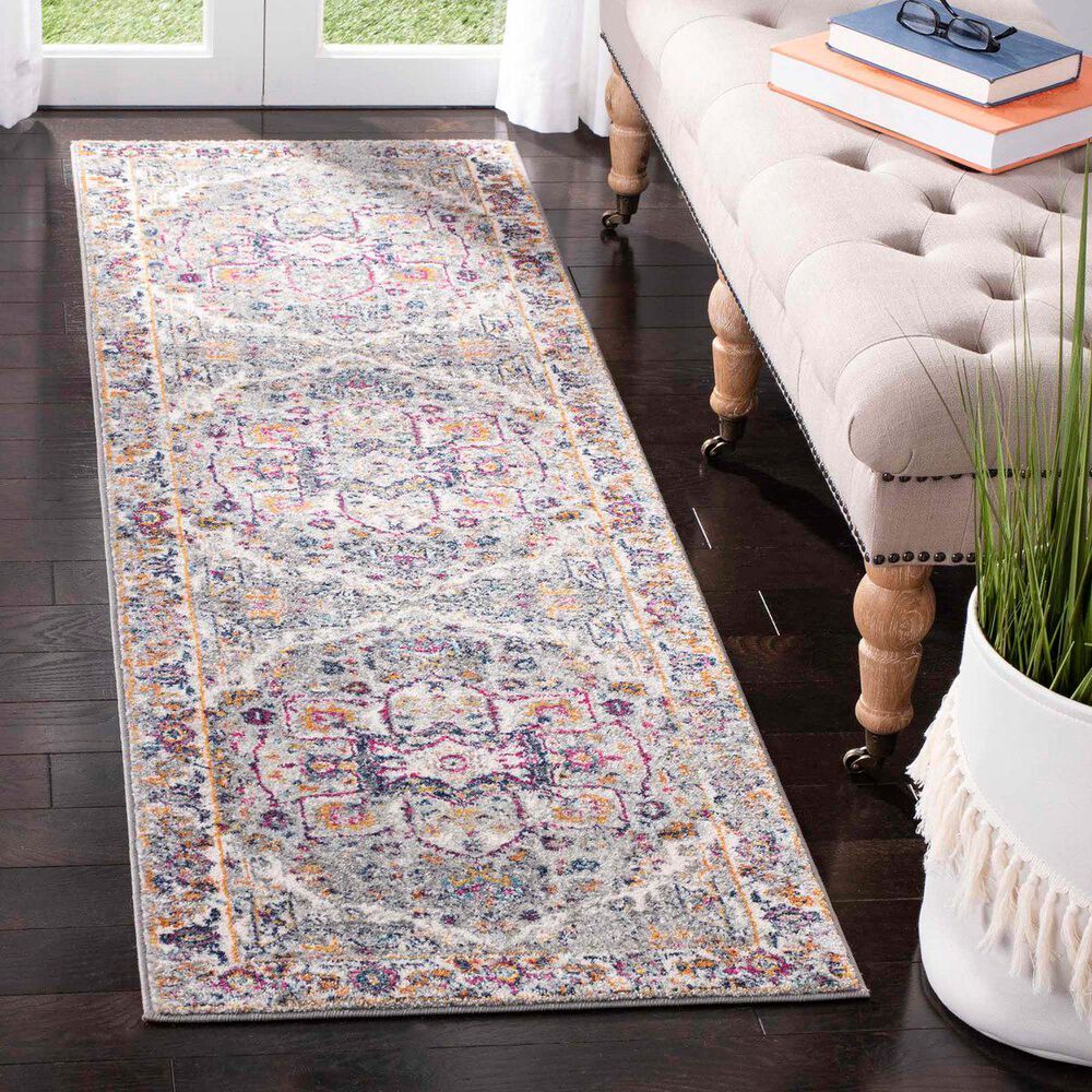 Safavieh Evoke EVK275H 2&#39;2&quot; x 7&#39; Grey Runner, , large