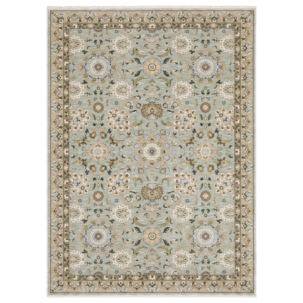 Oriental Weavers Westwood WES14 Blue 3"3" x 5" Area Rug, , large
